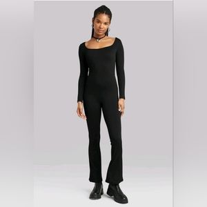 Women's Seamless Fabric Jumpsuit - Wild Fable Black M